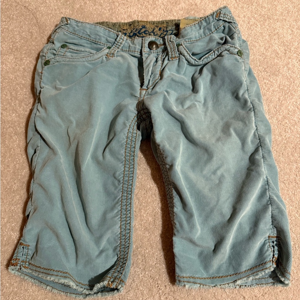 Stitches Light Blue Women's western Shorts